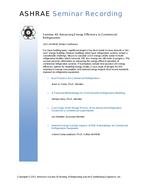 Seminar 40 — Advancing Energy Efficiency in Commercial Refrigeration