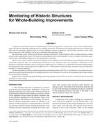 Buildings XI Conference — Monitoring of Historic Structures for Whole-Building Improvements