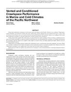 Buildings XI Conference — Vented and Conditioned Crawlspace Performance in Marine and Cold Climates of the Pacific Northwest