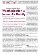 IAQ Applications: Weatherization and Indoor Air Quality