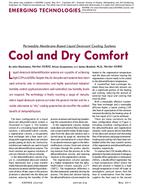 Emerging Technologies: Cool and Dry Comfort