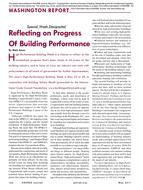 Washington Report: Reflecting on Progress Of Building Performance