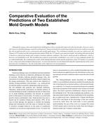 Buildings XI Conference — Comparative Evaluation of the Predictions of Two Established Mold Growth Models