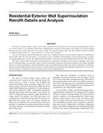 Buildings XI Conference — Residential Exterior Wall Superinsulation Retrofit Details and Analysis