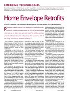 Emerging Technologies: Home Envelope Retrofits