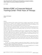 LV-11-C004 — Rehab of DDC at Corporate National Training Center – Three Years of Therapy