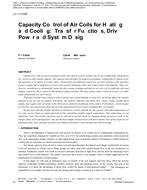 LV-11-C005 — Capacity Control of Air Coils for Heating and Cooling: Transfer Functions, Drive Power and System Design