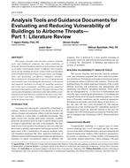 LV-11-015 — Analysis Tools and Guidance Documents for Evaluating and Reducing Vulnerability of Buildings to Airborne Threats – Part 1: Literature Review