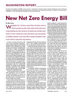 Washington Report: New Net Zero Energy Bill
