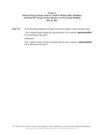 Errata to Advanced Energy Design Guide for Small to Medium Office Buildings: 50% Energy Savings (AUg. 4, 2011)