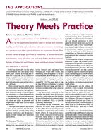 IAQ Applications Theory Meets Practice: Indoor Air 2011