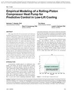 ML-11-023 — Empirical Modeling of a Rolling-Piston Compressor Heat Pump for Predictive Control in Low-Lift Cooling
