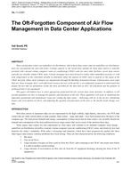 ML-11-C051 — The Oft-Forgotten Component of Air Flow Management in Data Center Applications