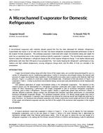 ML-11-C014 — A Microchannel Evaporator for Domestic Refrigerators