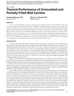 ML-11-C012 — Thermal Performance of Uninsulated and Partially Filled Wall Cavities