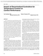 ML-11-033 — Impact of Decentralized Controllers for Temperature Control on Control Performance