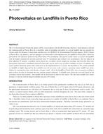 ML-11-C047 — Photovoltaics on Landfills in Puerto Rico