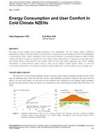 ML-11-C037 — Energy Consumption and User Comfort In Cold Climate NZEHs