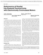 ML-11-037 — Performance of Parallel Fan-Powered Terminal Units with Electronically Commutated Motors