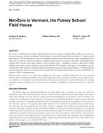 ML-11-C041 — Net-Zero in Vermont, the Putney School Field House