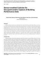 ML-11-C053 — Sensor-enabled Cubicles for Occupant-centric Capture of Building Performance Data