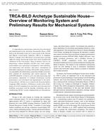 ML-11-011 — TRCA-BILD Archetype Sustainable HouseÃ¢Â€Â”Overview of Monitoring System and Preliminary Results for Mechanical Systems