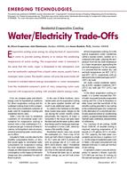 Emerging Technologies: Water/Electricity Trade-Offs