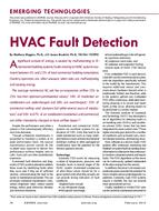 Emerging Technologies: HVAC Fault Detection