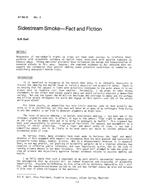 AT-84-15-2 — Sidestream SmokeÃ¢Â€Â”Fact and Fiction