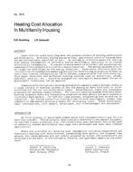 AT-2810 — Heating Cost Allocation in Multifamily Housing
