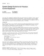 AT-84-14-3 — System Design Guide for Air Pollution Control Equipment