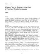 AT-84-18-4 — A Design Tool for Determining the Form of Fixed and Movable Sunshades