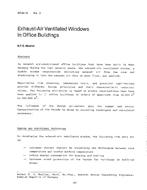 AT-84-18-3 — Exhaust-Air Ventilated Windows in Office Buildings