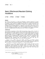 AT-84-20-4 — Protective Clothing: Study in Induced Thermal Strain and in Protection Against Thermal Radiation