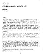 KC-84-04-2 — Improved Local Loop Control Systems