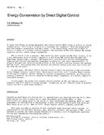 KC-84-15-1 — Energy Conservation by Direct Digital Control