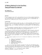 KC-2845 — A Rating Method for the Auxiliary Desuperheater-Condenser