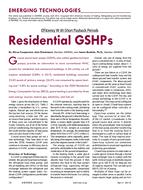 Emerging Technologies: Residential GSHPs