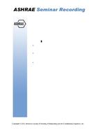 Seminar 32 — Thermal Displacement Ventilation Applications for High Performance Buildings, Part 1