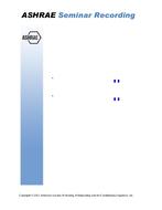 Seminar 06-3 — Modeling the Performance of Terminal Units in Single Duct VAV Systems