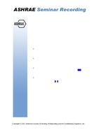 Seminar 06-2 — Fault Detection and Energy Audits