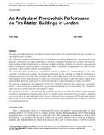 CH-12-C062 — An Analysis of Photovoltaic Performance on Fire Station Buildings in London