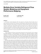 CH-12-C054 — Multiple-Zone Variable Refrigerant Flow System Modeling and Equipment Performance Mapping