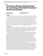 CH-12-C029 — Occupancy Based Heating/Cooling for Low Energy Affordable Housing in Hot-Humid Climates