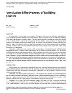 CH-12-C072 — Ventilation Effectiveness of Building Cluster