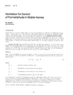 AC-83-10-5 — Ventilation for Control of Formaldehyde in Mobile Homes