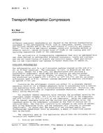 AC-83-13-3 — Transport Refrigeration Compressors