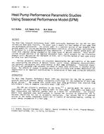 AC-83-11-4 — Heat Pump Performance Parametric Studies Using Seasonal Performance Model (SPM)