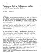 AC-83-14-4 — Fundamental Basis for the Design and Analysis of Solar Freeze Protection Systems