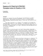 AC-83-10-4 — Gaseous Air Cleaning to Maintain Tolerable Indoor Air Quality Limits